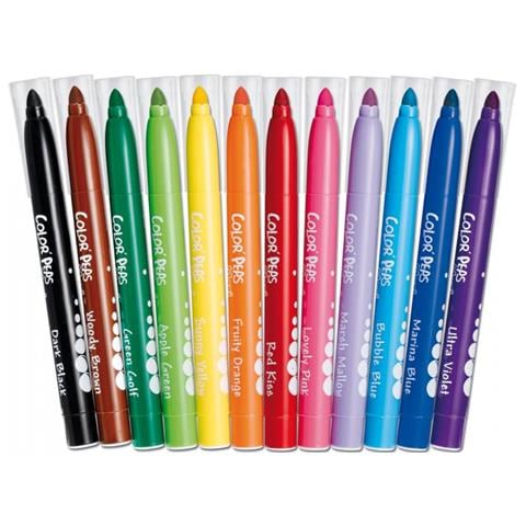 Color'Peps Maxi, Nero, Blu, Marrone, Verde, Arancione, Rosa, Rosso, Viola, Giallo - Foto 1